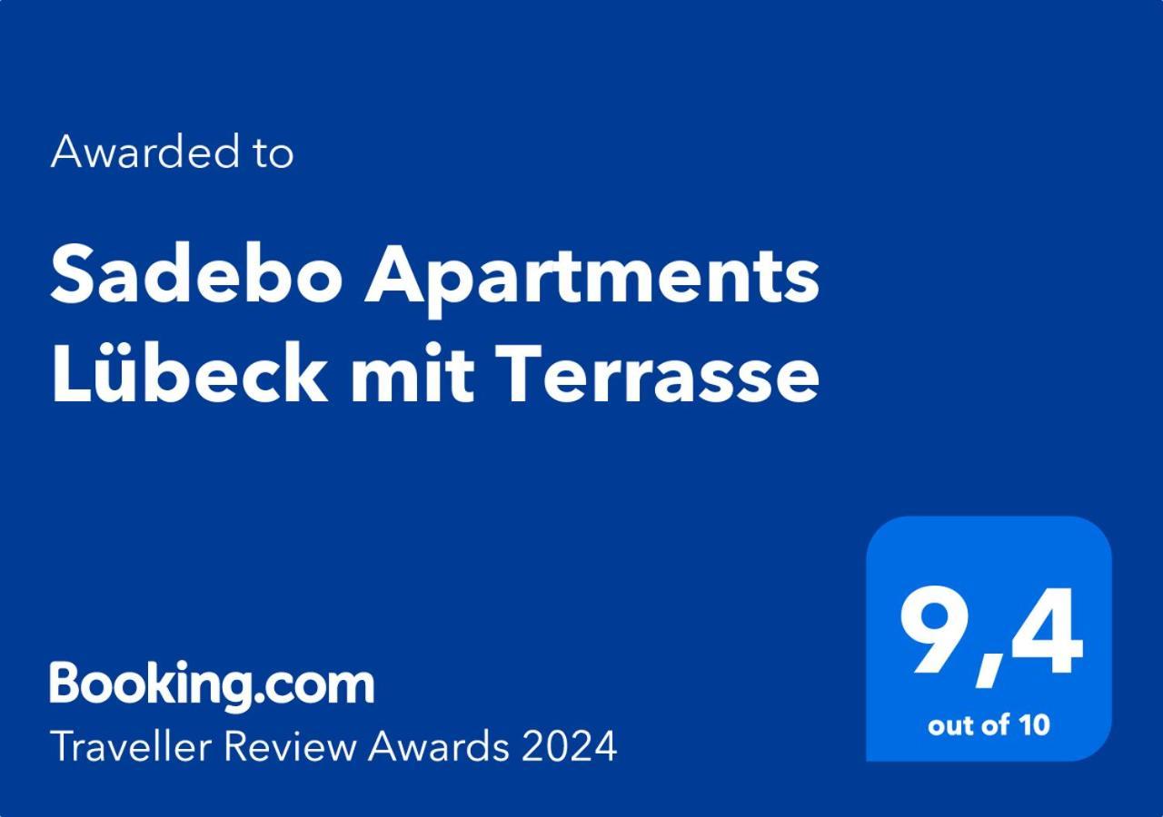 Sadebo Apartments Luebeck Mit Terrasse Oder Balkon Exterior photo